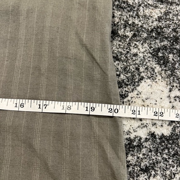 ASOS Short Sleeve V Neck Khaki Green Midi Dress - Picture 7 of 11